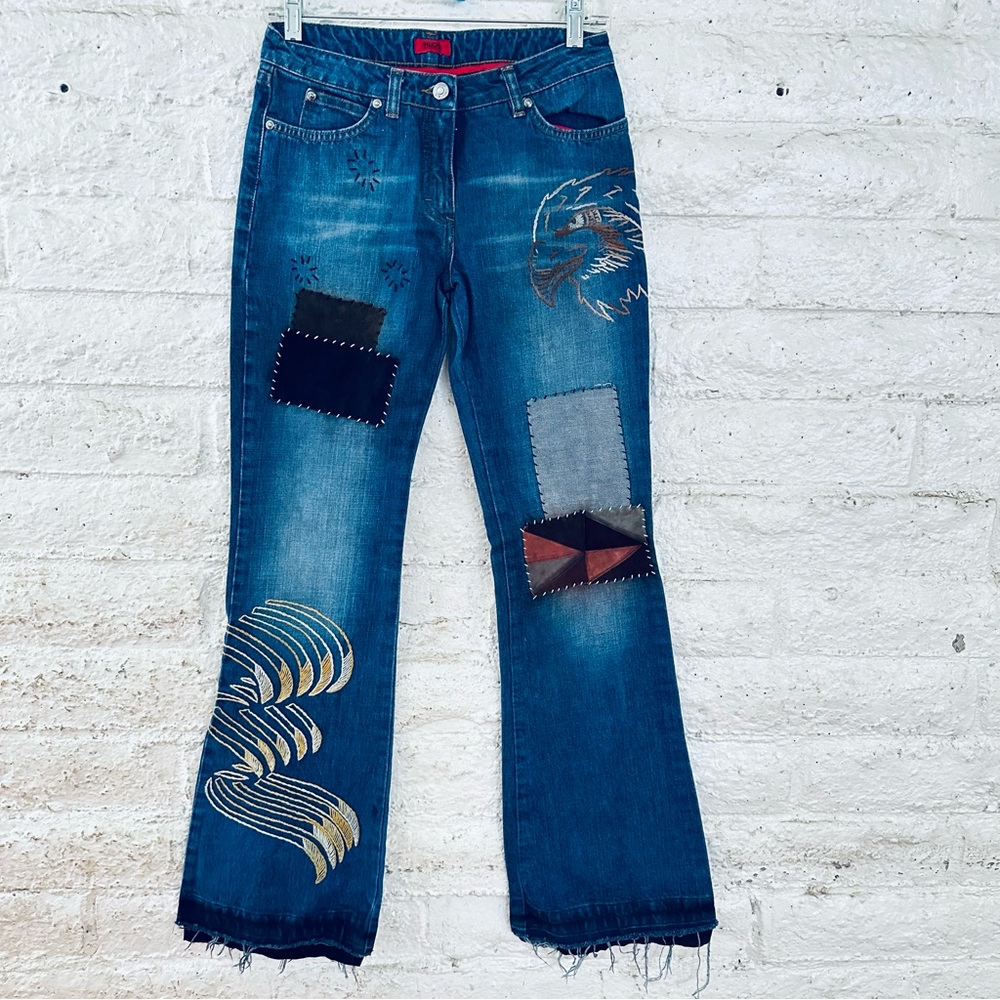 hugo boss vintage geans denim boots size W27 L 32